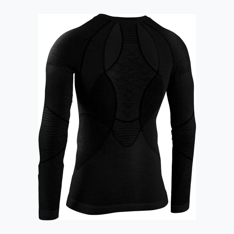 Чоловіча термоактивна кофта X-Bionic Apani 4.0 Merino black/black 6