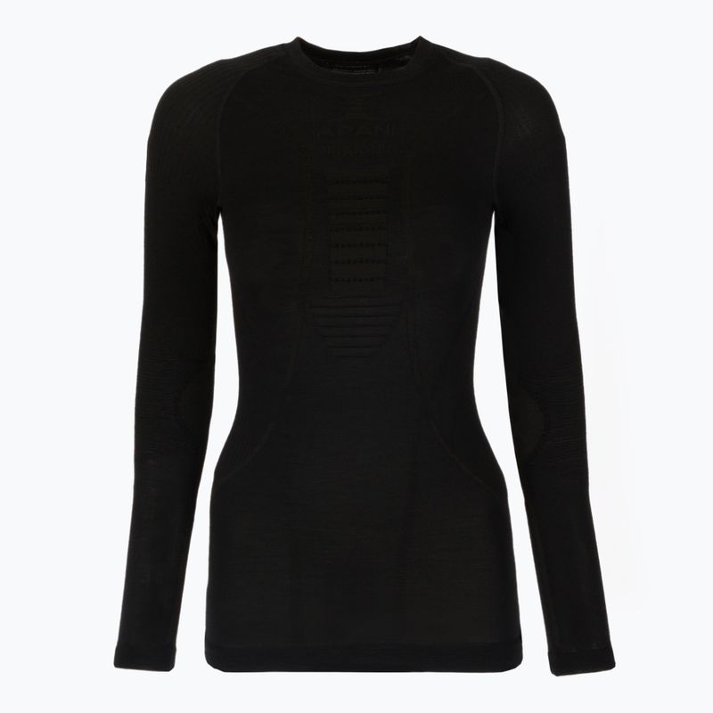 Жіноча термоактивна кофта X-Bionic Apani 4.0 Merino black/black