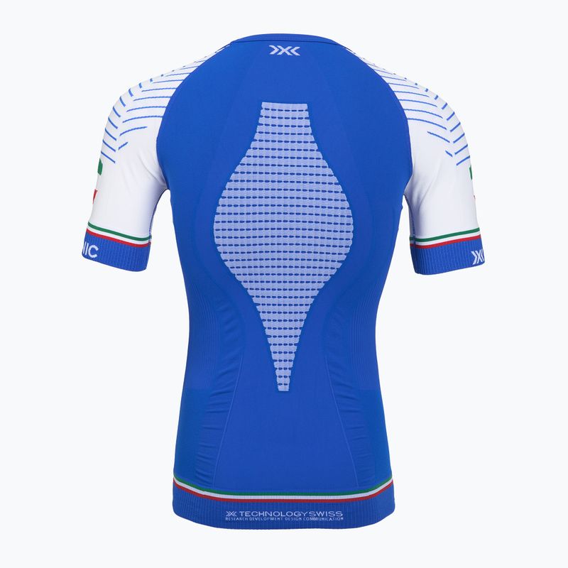 Футболка термічна чоловіча X-Bionic Invent 4.0 Patriot Running Shirt blue 2