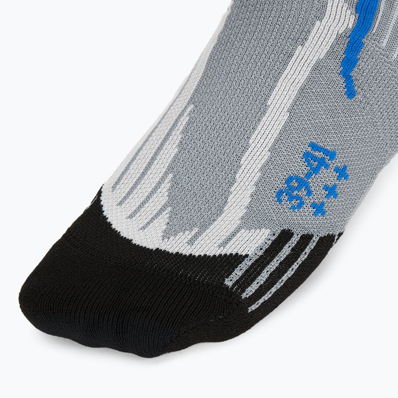 Чоловічі шкарпетки для бігу X-Socks Run Speed Two 4.0 перлинно-сірі/сині 3