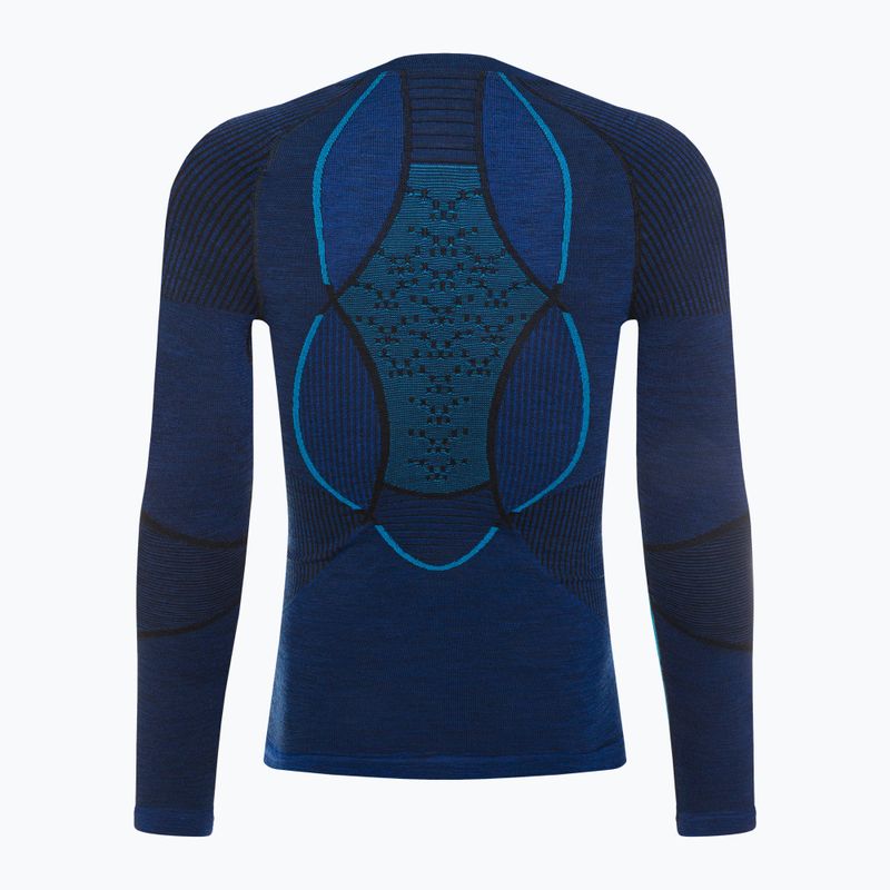 Термокофта чоловіча X-Bionic Merino dark ocean/sky blue 3