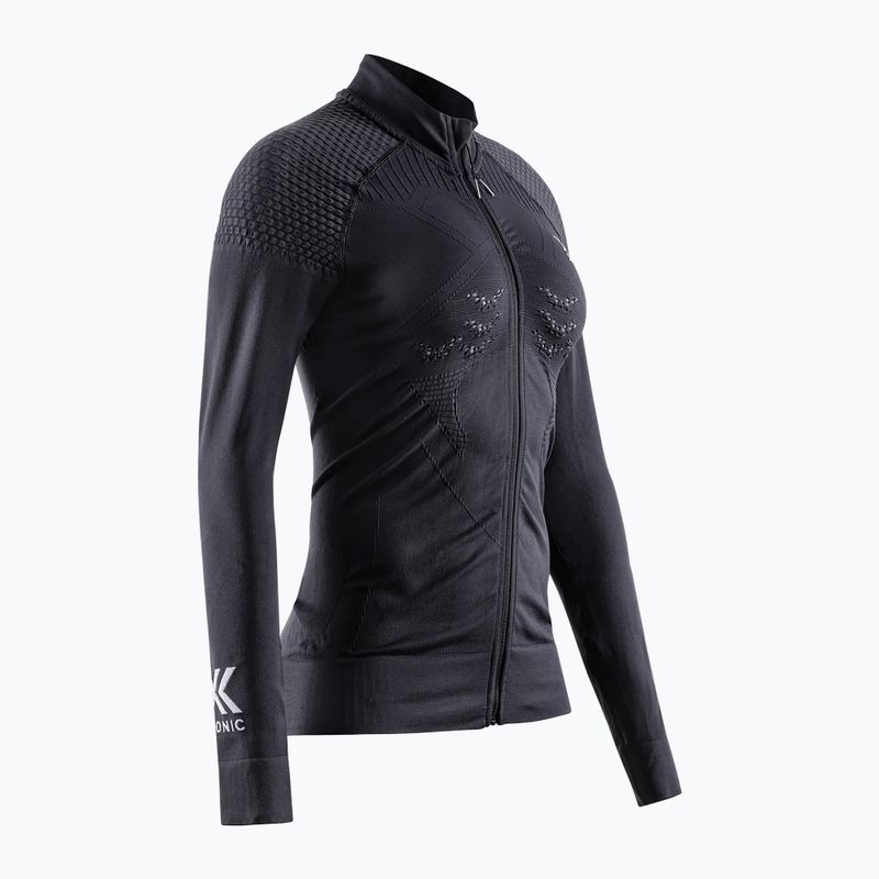 Кофта термічна жіноча X-Bionic Energizer 4.0 Transmission Layer Full Zip opal black/arctic white 2