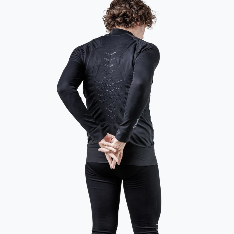 Кофта термічна чоловіча X-Bionic Energizer 4.0 Transmission Layer Full Zip opal black/arctic white 4