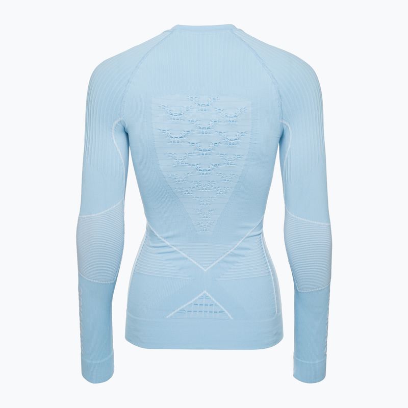 Жіноча термоактивна кофта X-Bionic Energy Accumulator 4.0 LS ice blue/arctic white 2