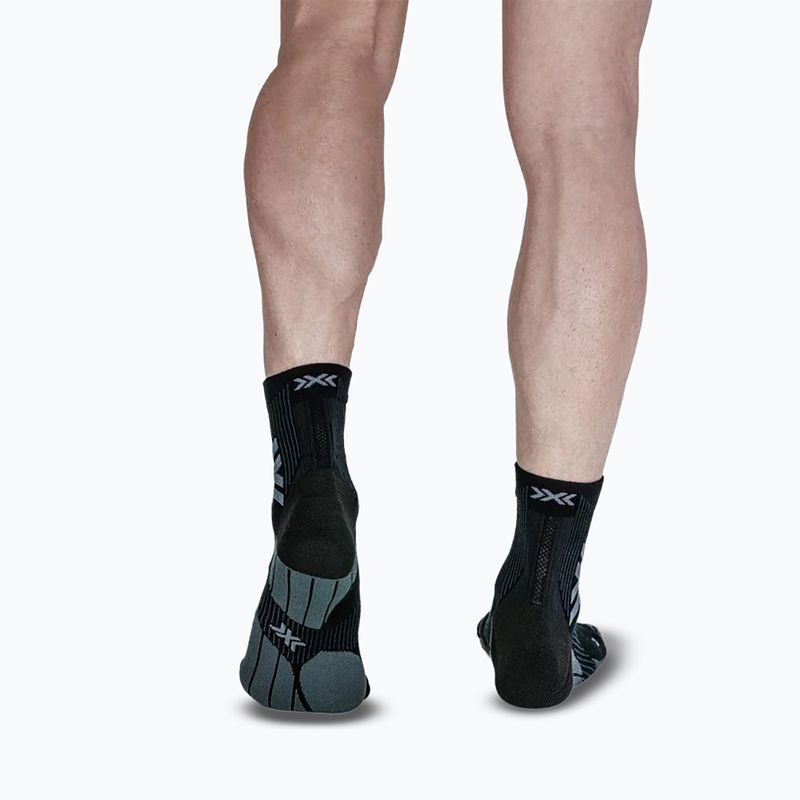 Шкарпетки X-Socks Hike Perform Natural Ankle anthracite/turquoise 3