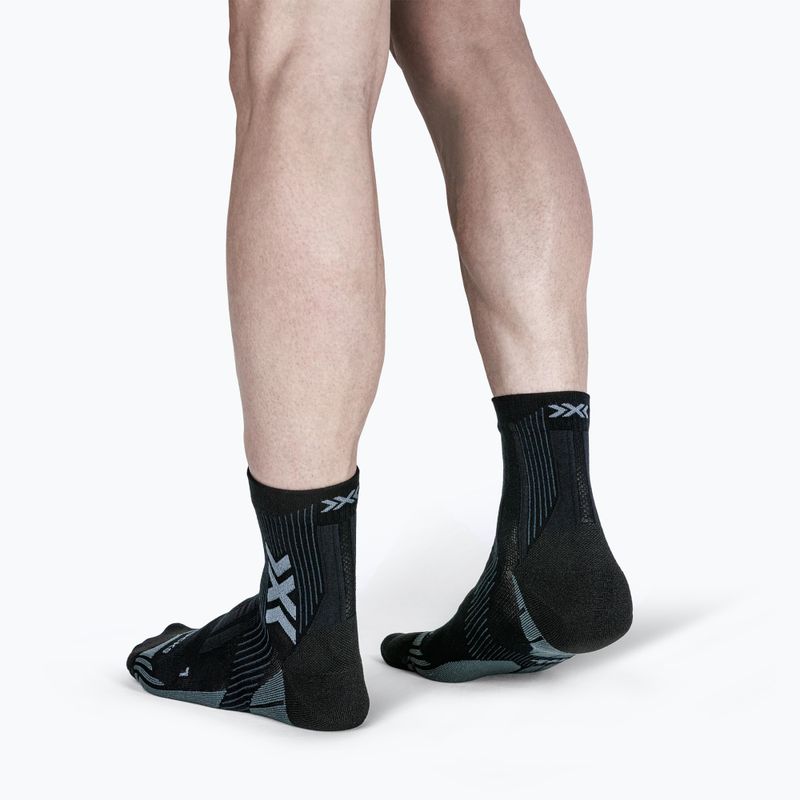 Шкарпетки X-Socks Hike Perform Natural Ankle anthracite/turquoise 4