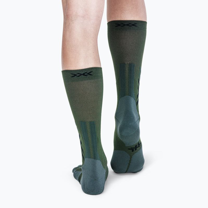 Шкарпетки X-Socks Hike Discover Crew green/black 3