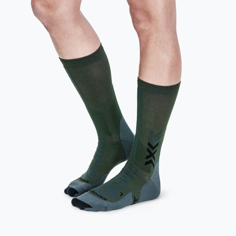 Шкарпетки X-Socks Hike Discover Crew green/black 4