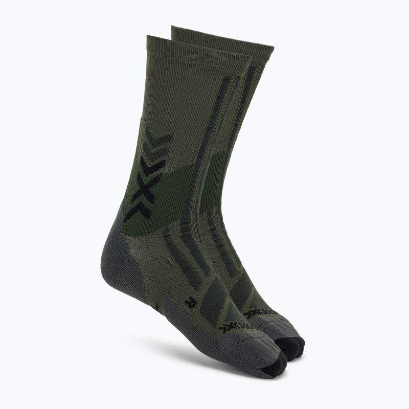 Шкарпетки X-Socks Hike Discover Crew green/black