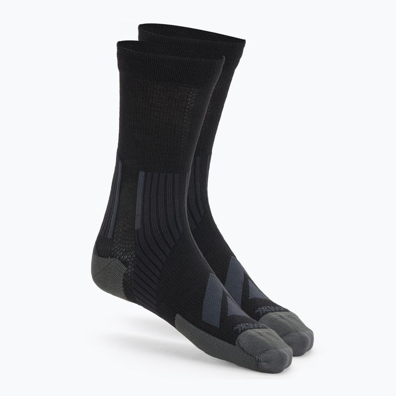 Велошкарпетки X-Socks Bike Expert Merino Crew чорні/вугільні