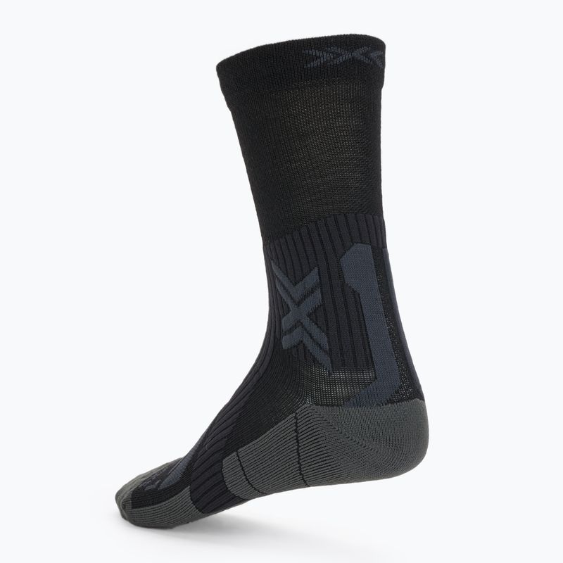 Велошкарпетки X-Socks Bike Expert Merino Crew чорні/вугільні 2