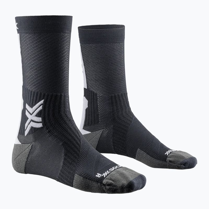 Велошкарпетки X-Socks Bike Perform Crew опалово-чорні/арктично-білі