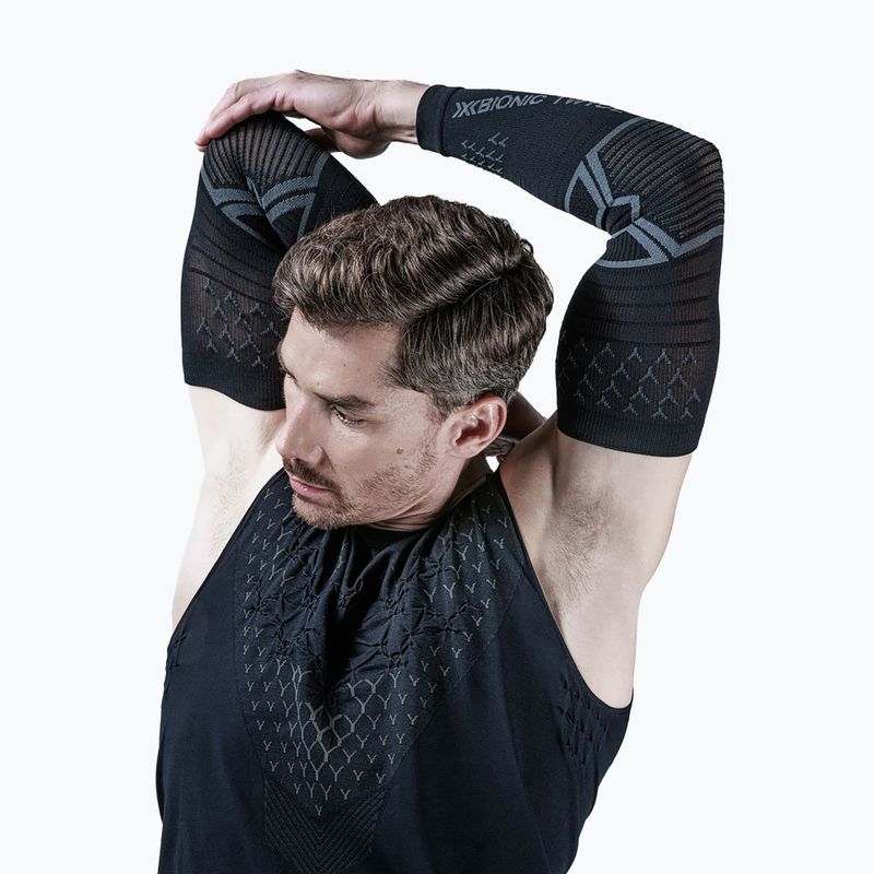 Компресійні пов'язки на зап'ястя X-Bionic Twyce Armsleeve чорний/вугільний 4