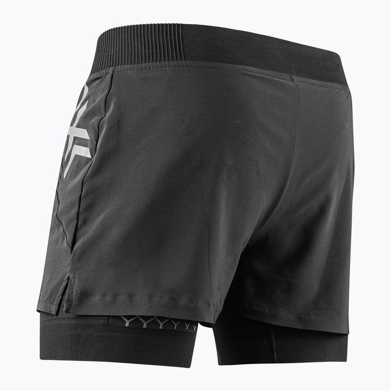 Шорти для бігу чоловічі X-Bionic Twyce Race 2in1 black/charcoal 3