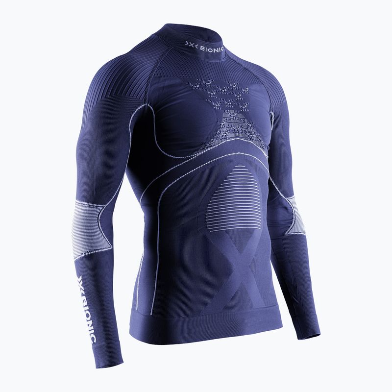 Лонгслів термічний чоловічий X-Bionic Energy Accumulator 4.0 Turtle Neck marine/optical white