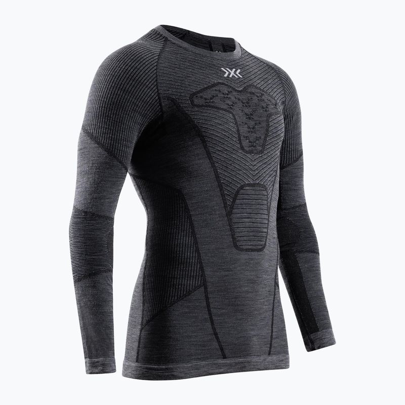 Чоловіча термоактивна сорочка з довгим рукавом X-Bionic Symbio Merino Shirt rhino grey