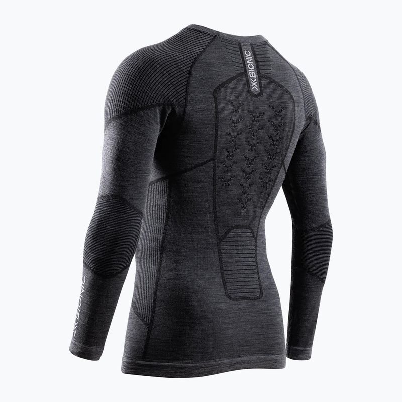 Чоловіча термоактивна кофта X-Bionic Symbio Merino Shirt rhino grey 2