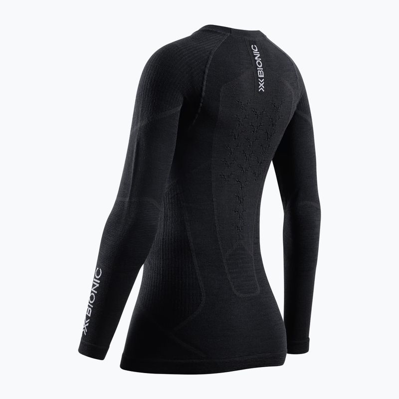 Лонгслів термічний жіночий X-Bionic Symbio Merino Shirt opal black 2