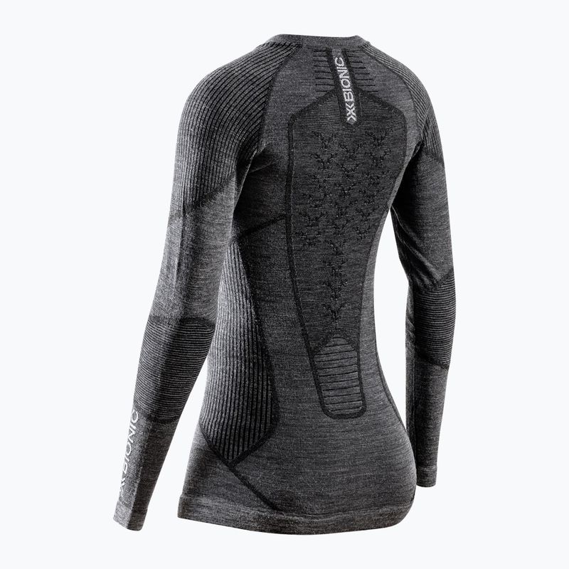 Жіноча термоактивна кофта X-Bionic Symbio Merino Shirt rhino grey 2