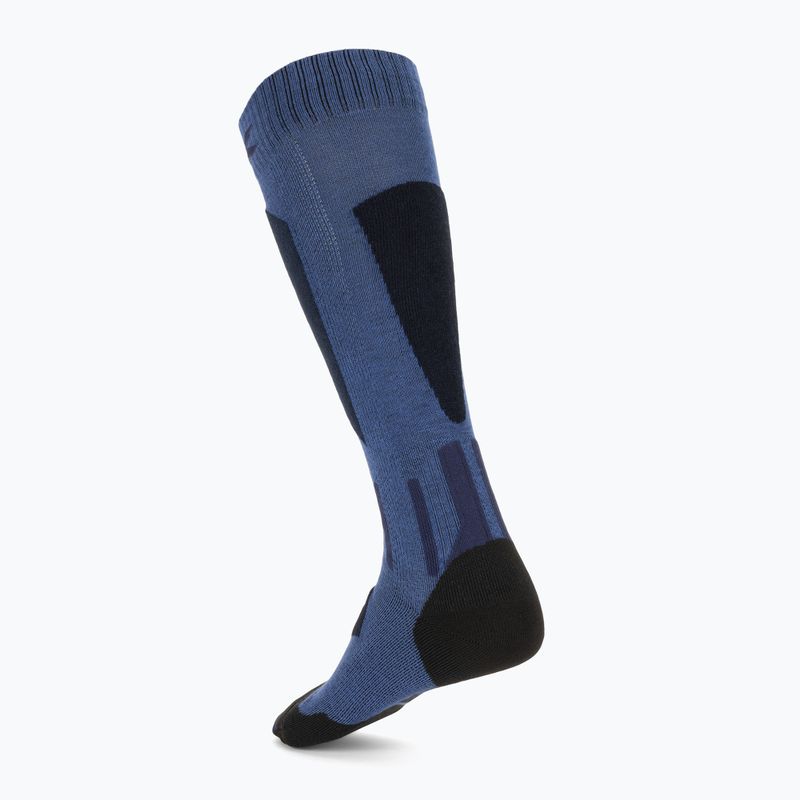 Шкарпетки гірськолижні X-Socks Ski Discover Otc blue blossom/marine 2