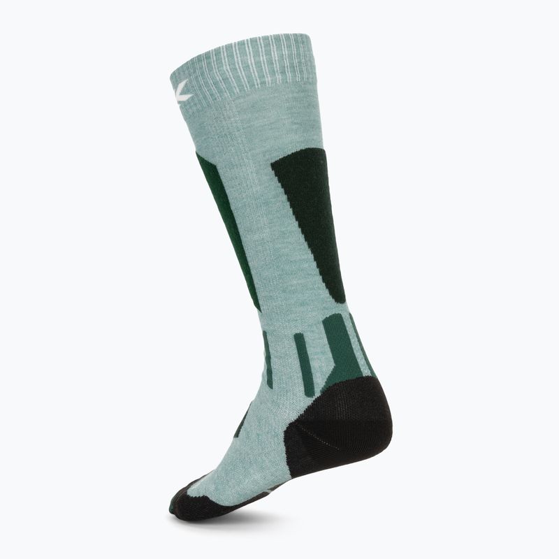 Шкарпетки гірськолижні жіночі X-Socks Ski Discover Otc sage green/english lawn 2