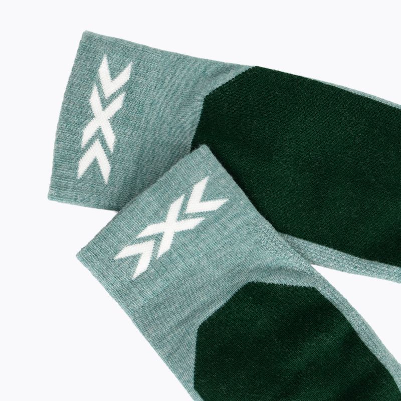 Шкарпетки гірськолижні жіночі X-Socks Ski Discover Otc sage green/english lawn 4