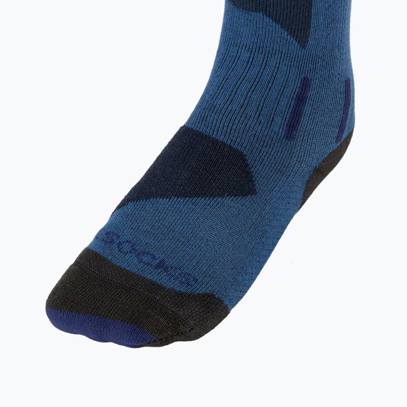 Шкарпетки гірськолижні дитячі X-Socks Ski Discover Otc blue blossom/marine 3