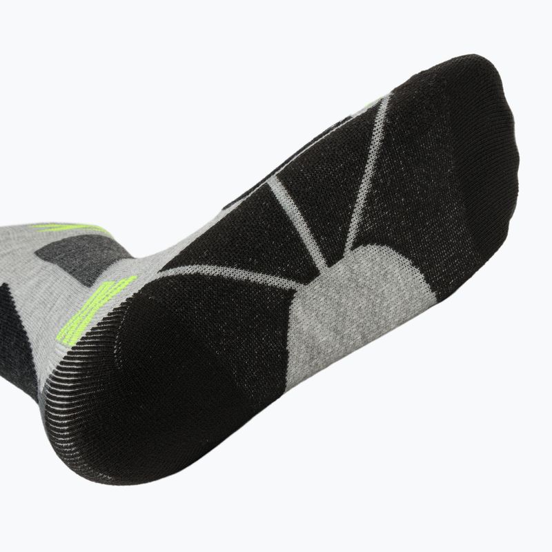 Шкарпетки гірськолижні дитячі X-Socks Ski Discover Otc rhino grey/canary 5