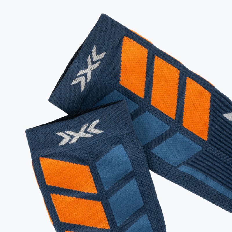 Шкарпетки гірськолижні X-Socks X-Country Perform Crew marine/orange 3