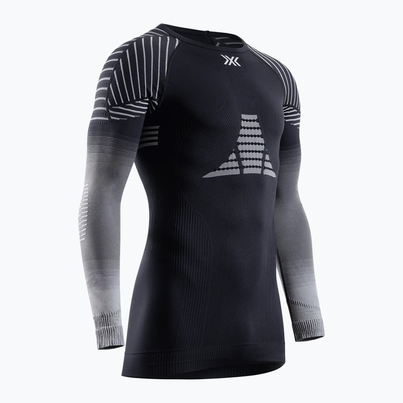 Чоловіча термоактивна кофта X-Bionic Invent Fx Shirt black/grey/light grey