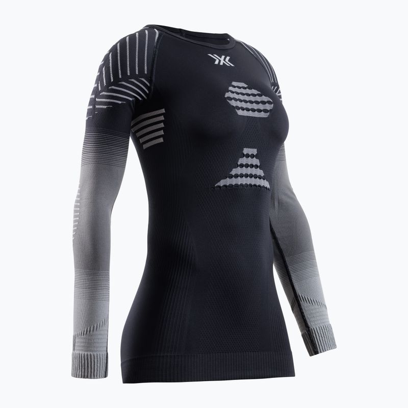 Жіноча термоактивна кофта X-Bionic Invent Fx Shirt black/grey/light grey 2