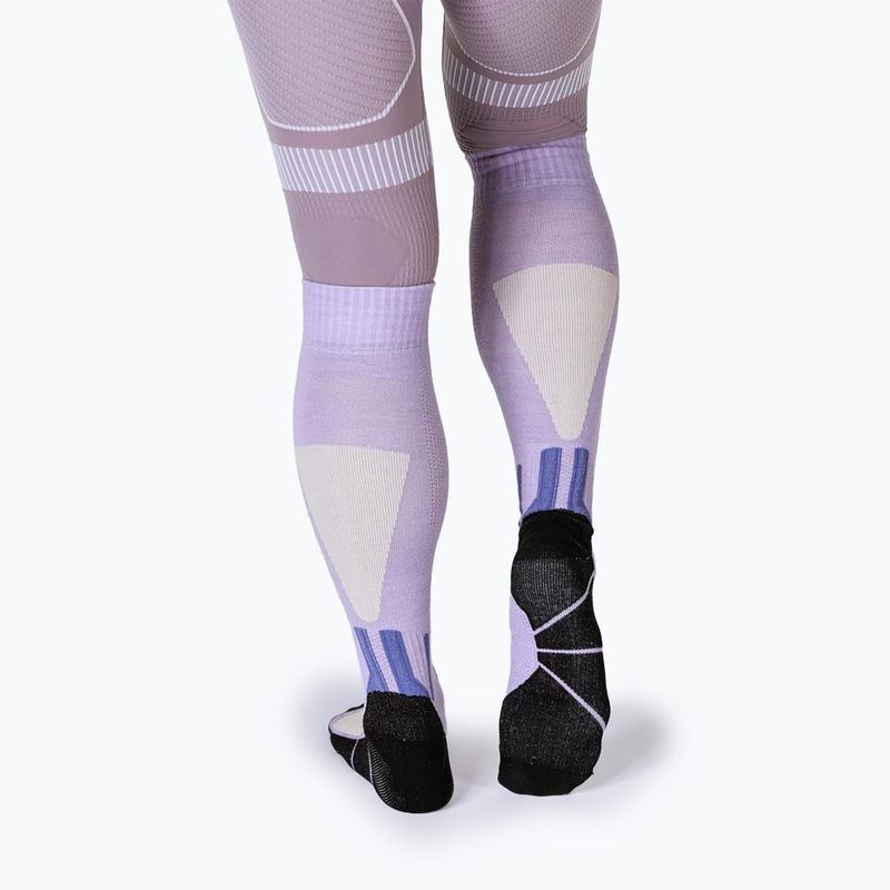 Шкарпетки гірськолижні X-Socks Ski Discover Merino Otc muted lavender/light sand 3