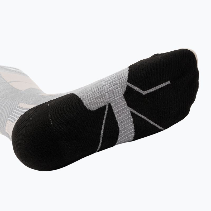 Шкарпетки гірськолижні X-Socks Ski Perform Merino Otc seal grey/light sand 5