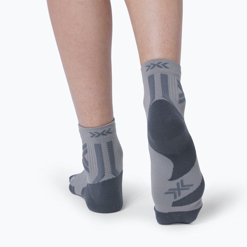 Шкарпетки чоловічі X-Socks Run Discover Ankle raincloud/x black 3