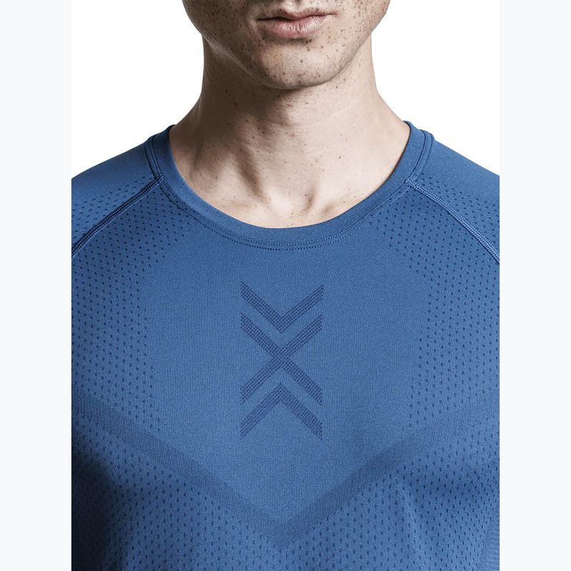 Чоловіча бігова футболка X-Bionic Xceed Run slate blue/marine 5