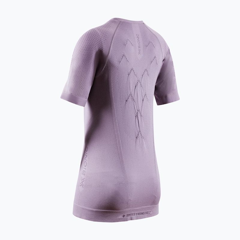 Жіноча бігова футболка X-Bionic Xceed Run dusty lavender/lavender night 8
