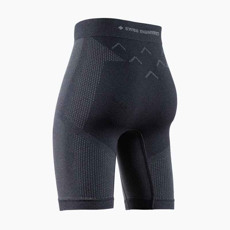 Легінси для бігу жіночі X-Bionic Xceed Run Tights x black/rhino grey 2