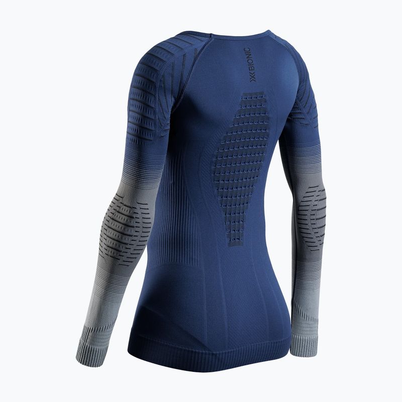 Жіноча термоактивна кофта X-Bionic Invent Fx Shirt marine/grey/light grey 2