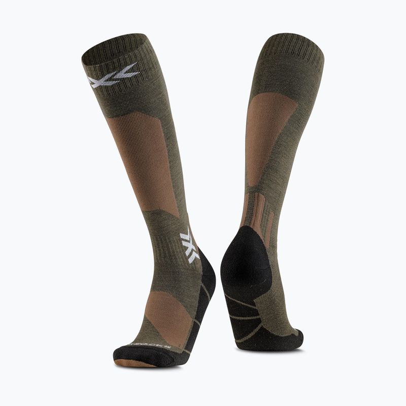 Лижні шкарпетки X-Socks Ski Discover Merino Otc sand/dark sand