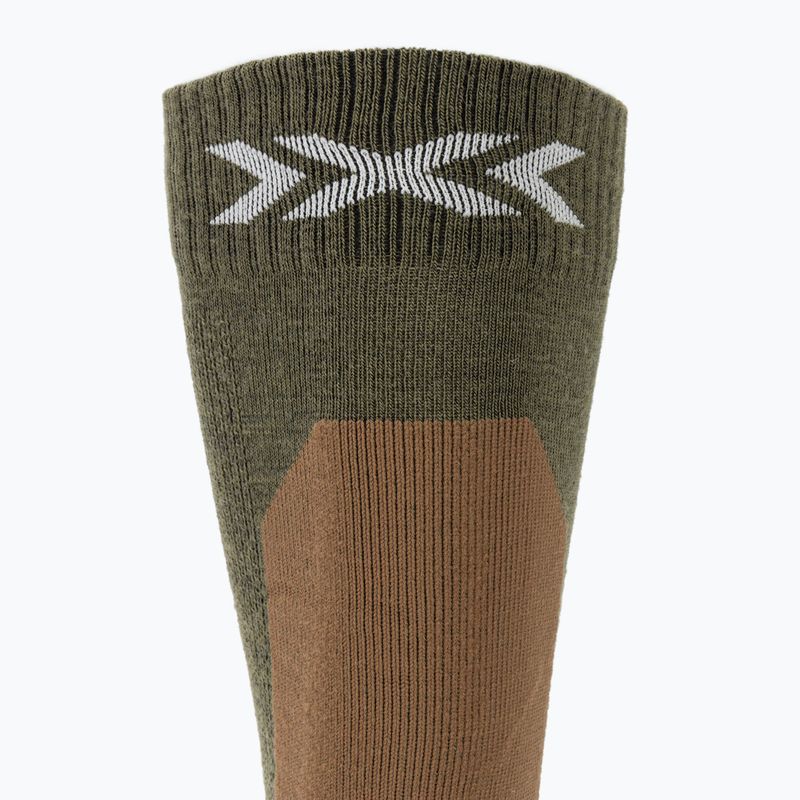 Шкарпетки гірськолижні X-Socks Ski Discover Merino Otc sand/dark sand 4
