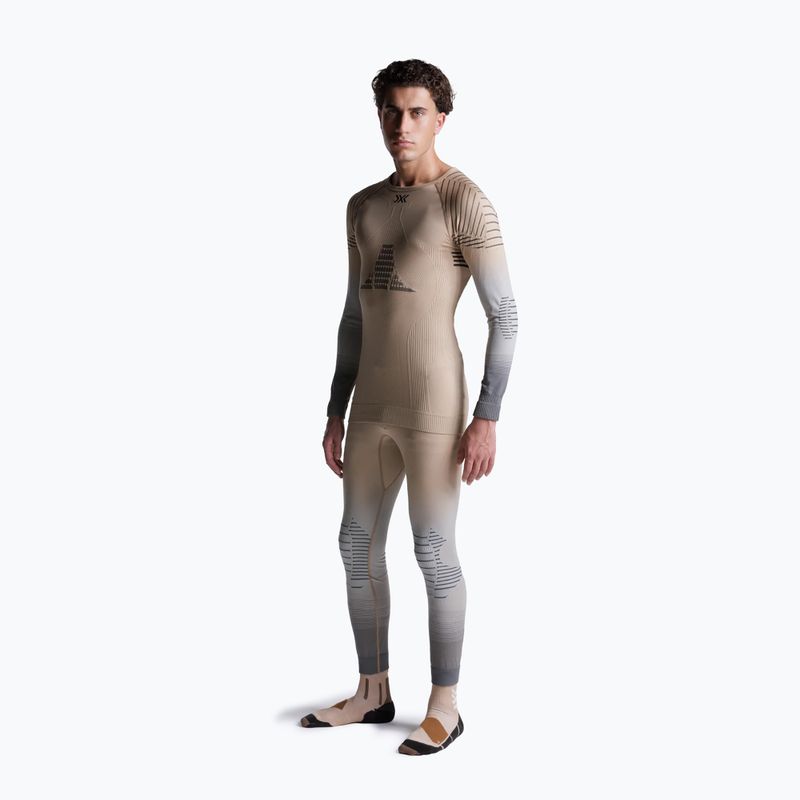 Чоловіча термоактивна кофта X-Bionic Invent Fx Shirt sand/light grey/grey 2