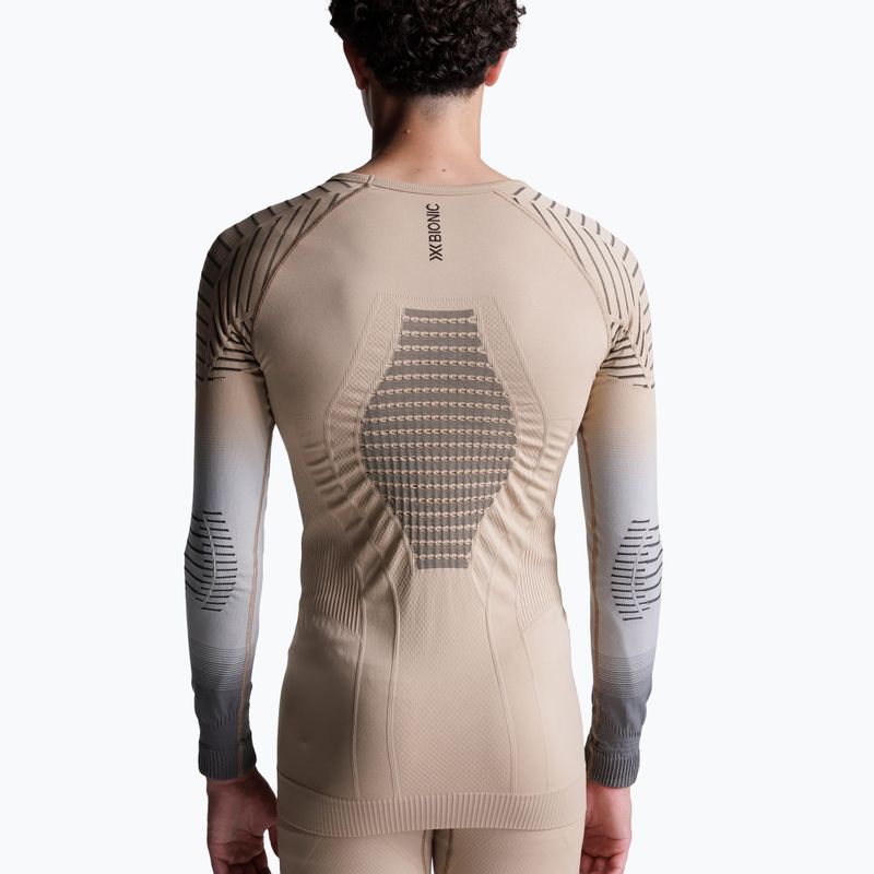 Чоловіча термоактивна кофта X-Bionic Invent Fx Shirt sand/light grey/grey 3