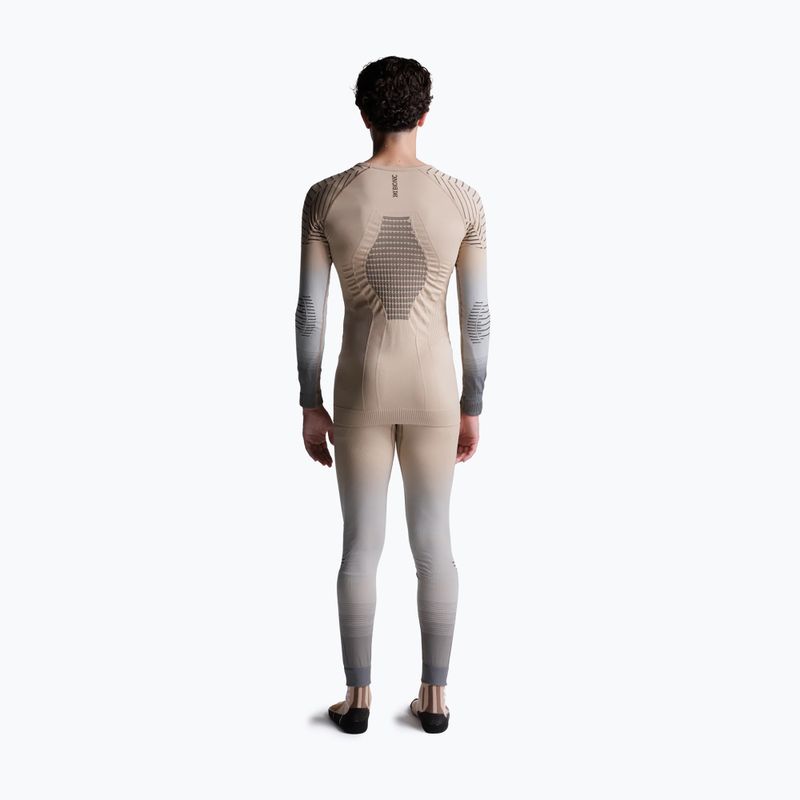 Чоловіча термоактивна кофта X-Bionic Invent Fx Shirt sand/light grey/grey 4