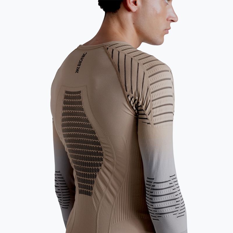 Чоловіча термоактивна кофта X-Bionic Invent Fx Shirt sand/light grey/grey 7