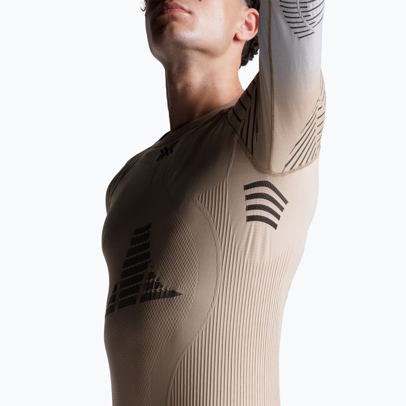 Чоловіча термоактивна кофта X-Bionic Invent Fx Shirt sand/light grey/grey 8