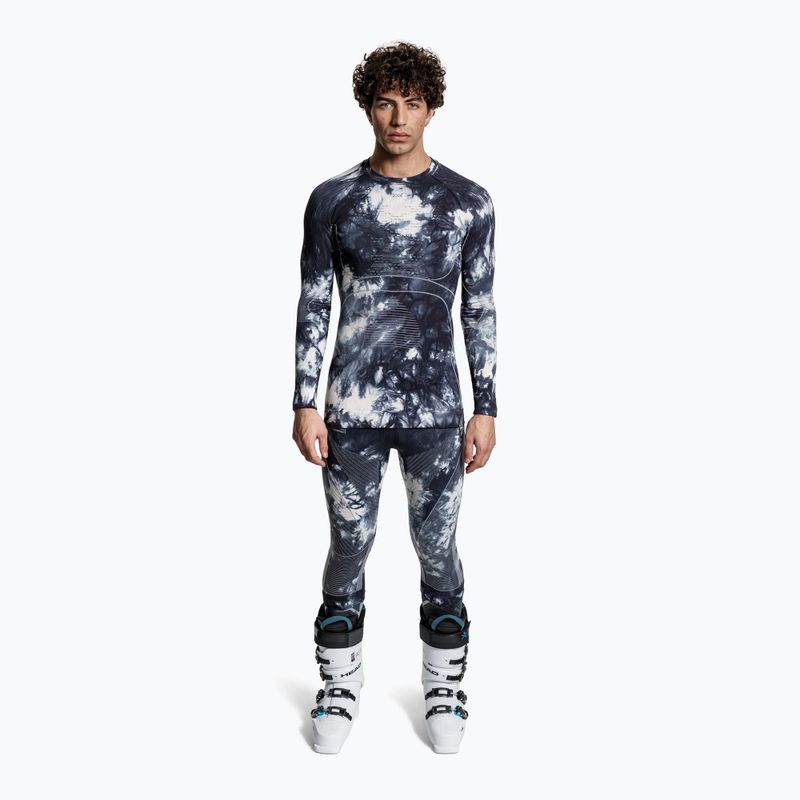 Штани термоактивні X-Bionic Energy Accumulator Wild 3/4 tiedye x black/fluo pink 2