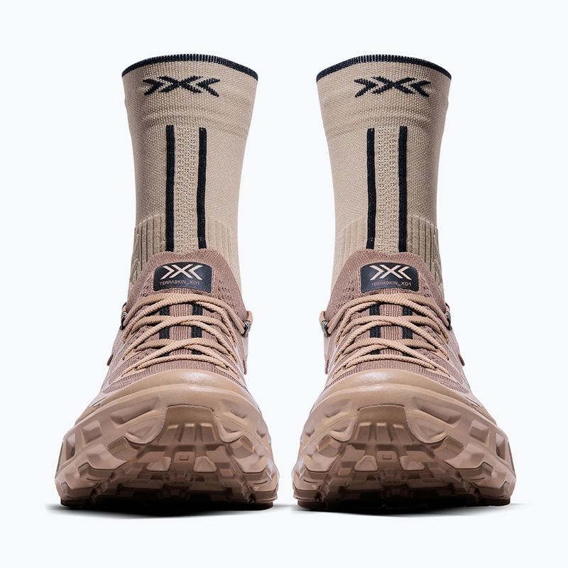 Кросівки для бігу + шкарпетки X-Bionic Terraskin X01 sand/dark Sand 3