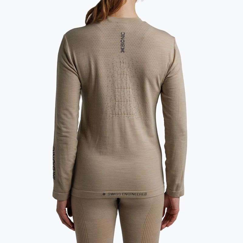 Жіноча термоактивна кофта X-Bionic Mightywool sand 3
