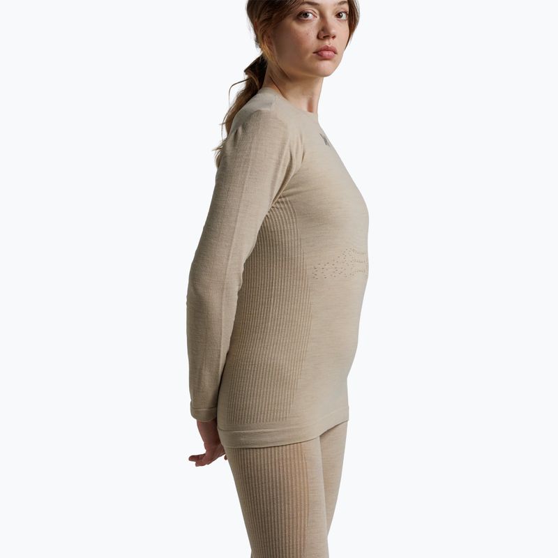Жіноча термоактивна кофта X-Bionic Mightywool sand 5