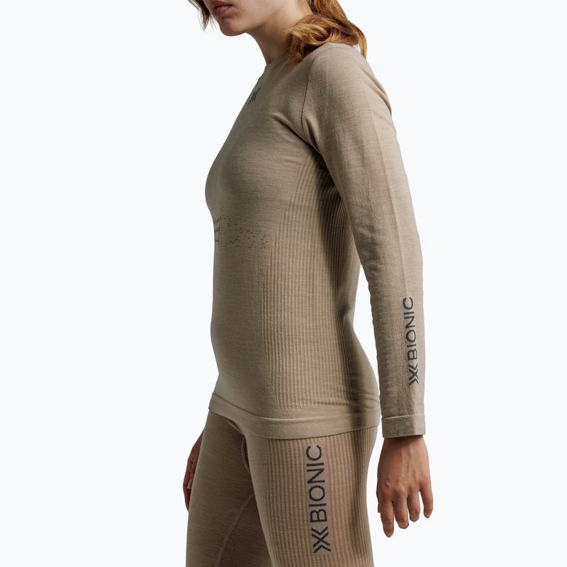 Жіноча термоактивна кофта X-Bionic Mightywool sand 6